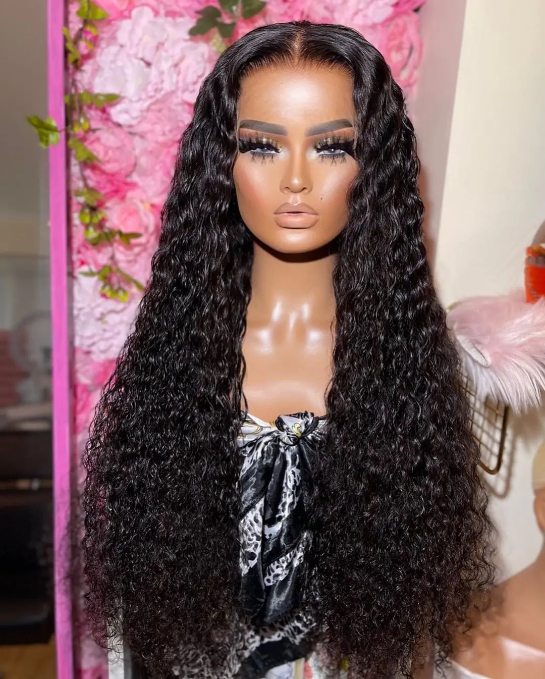 Lace Frontal Wig 13x6 HD Water Wave Wigs Lace Frontal Human Hair 13x4 360 Transparent Lace Front Wig 40 42 Inch Brazilian Human Hair Curly Wigs