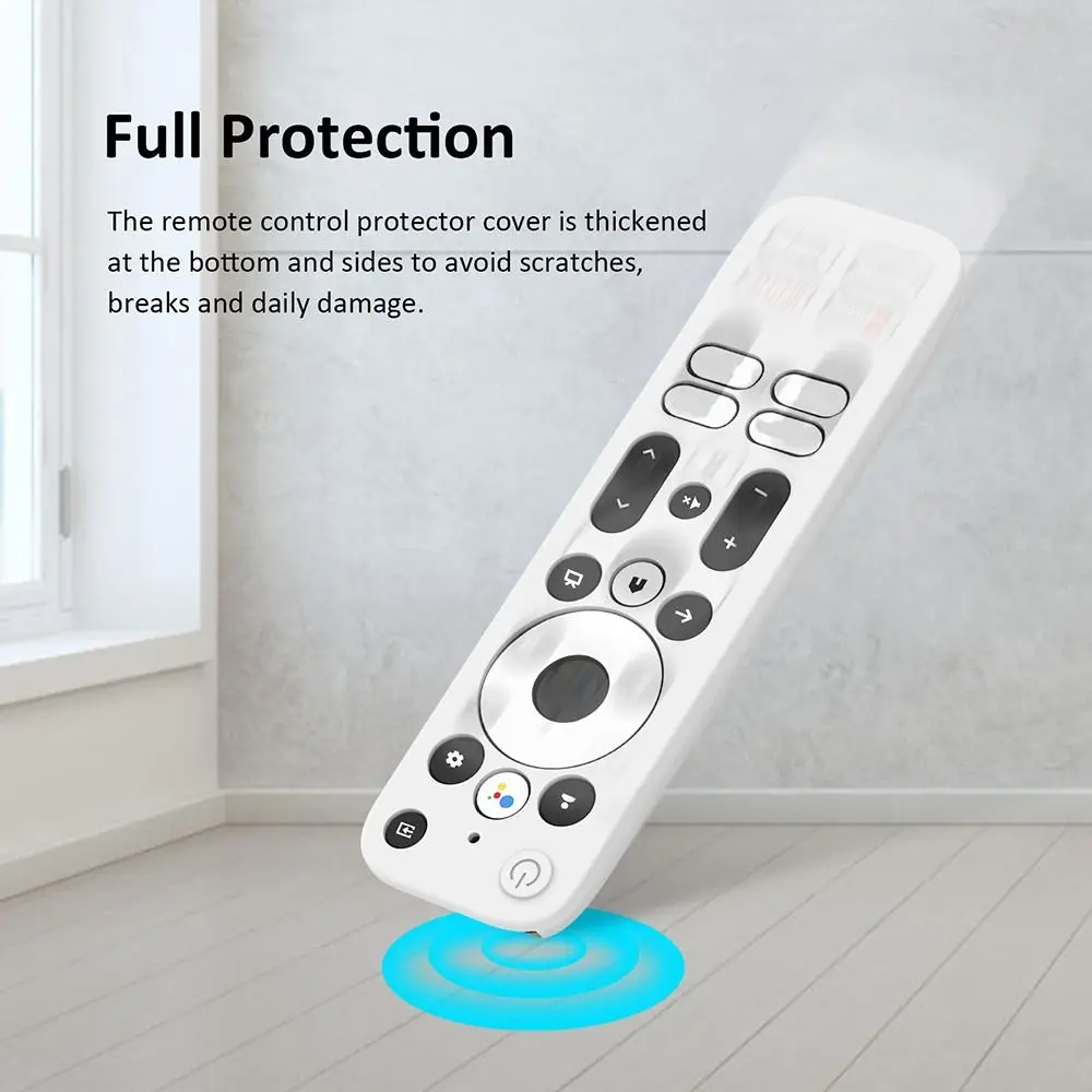 Silicone Remote Control Case Shockproof Plain Color Remote Protector Protective Case for Onn. Android TV FHD Streaming Stick silicone remote case silicone remote cover silicone remote sleeve remote controller cover silicone case protector