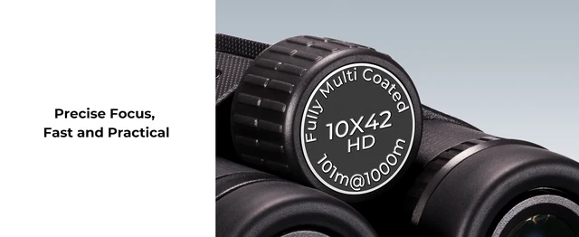 Binocolo K&F Concept 10x42 Professionale - Impermeabile IP66 Per Birdwatching E Sport - Foto 4