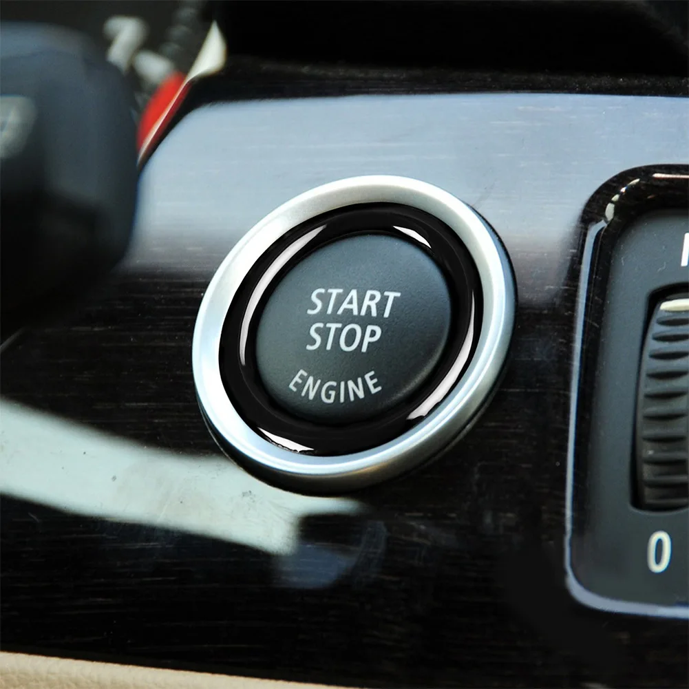 

Car Engine Start Stop Button,Ignition Keyring Sticker For BMW 3 Series Car Accessories Car Sticker Anti Scratch Decorative Strip