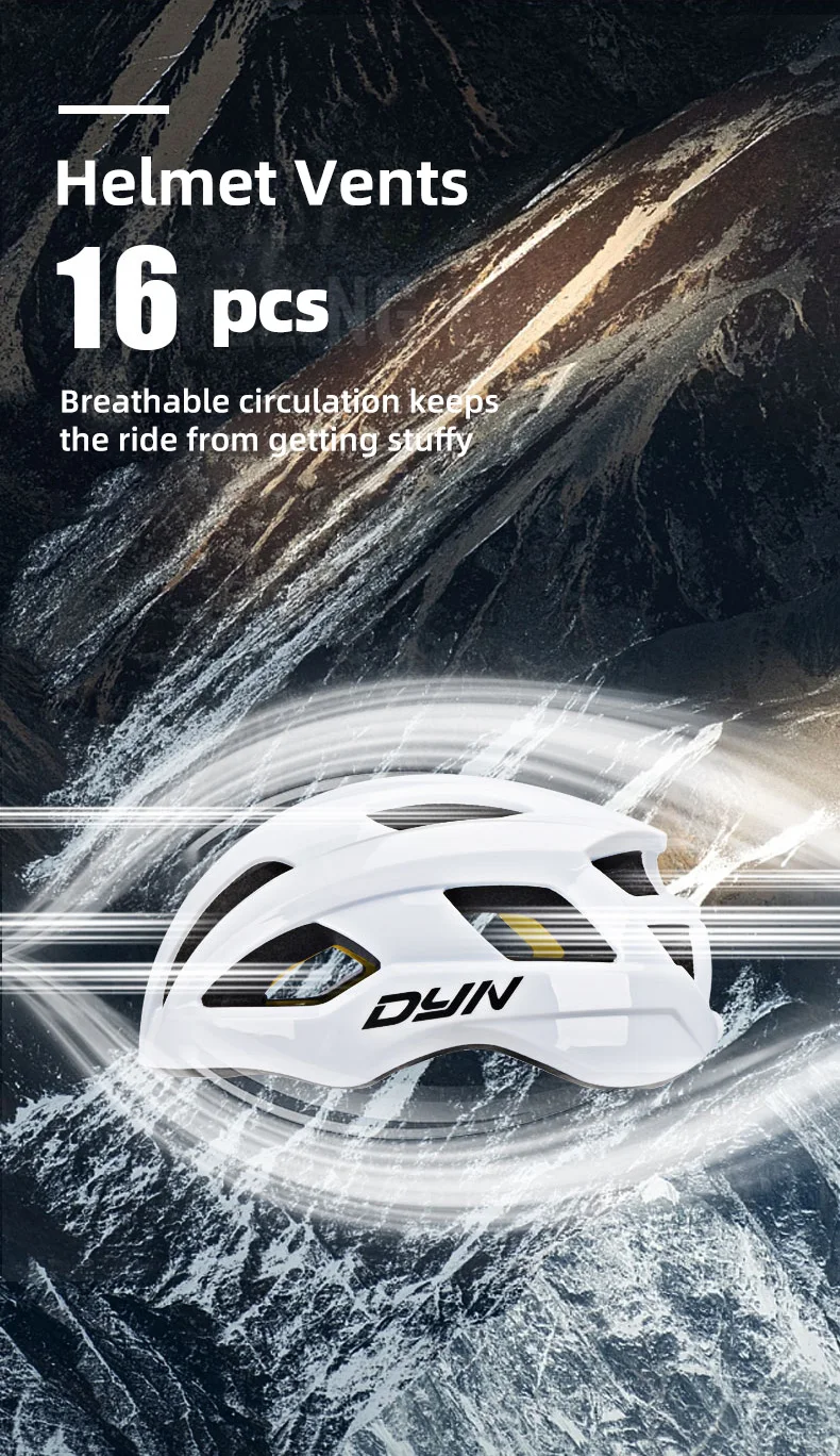 Description Picture 5 of itemDYN MIPS System Protection Cycling Helmet MTB Road Bike Safety Helmet Man Women Bicycle Helmet Four Dimensions Adjustable