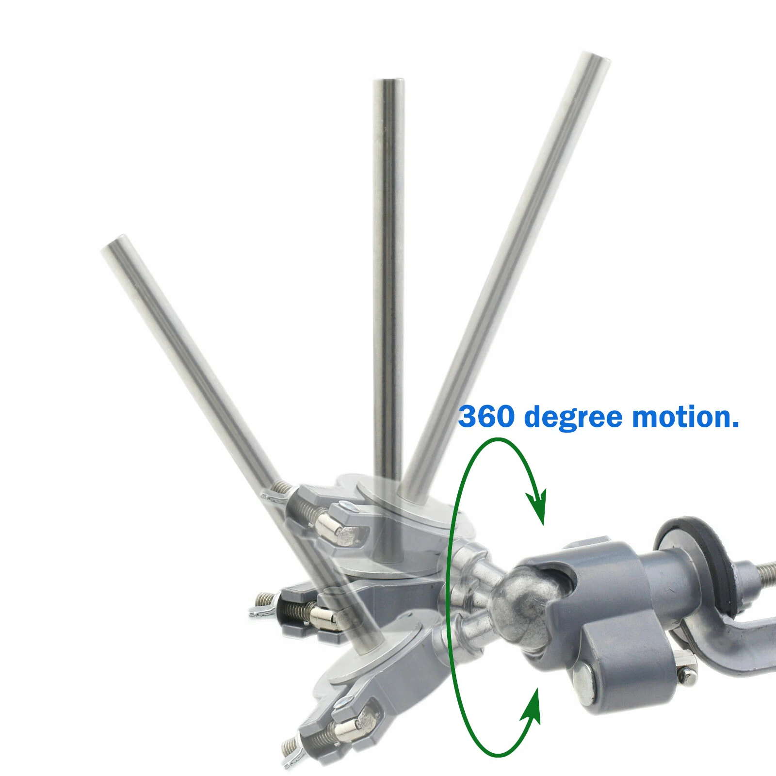 Soporte de Montaje para Modelo Dental de Tipodonto con Movimiento de 360 Grados Compatible con Nissin 200/500 Columbia Frasaco