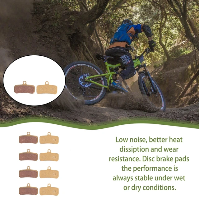 4 Paar Fahrrad Bremsbeläge - Kompatibel Mit Shimano & Tektro Bremsen