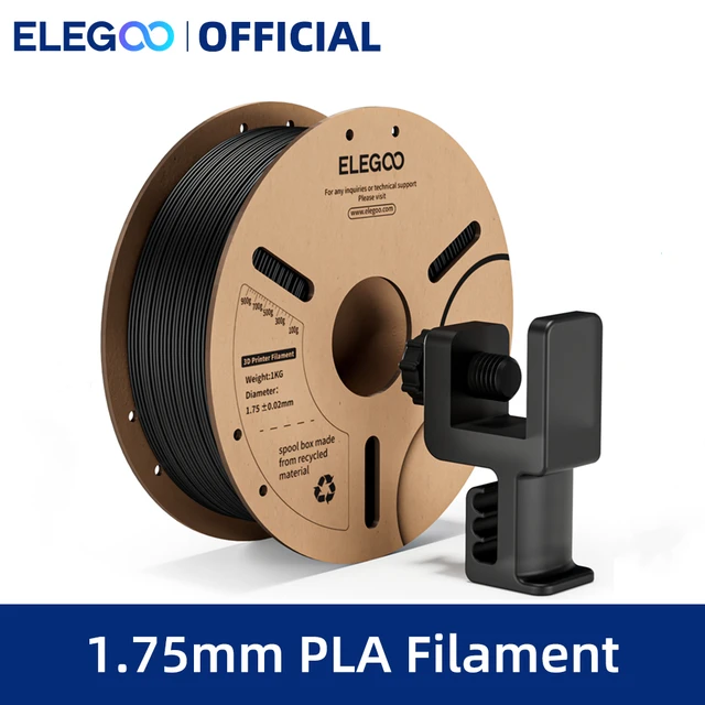 ELEGOO 1kg 1.75mm PLA Filament Plastic 3D PLA for 3D Printer