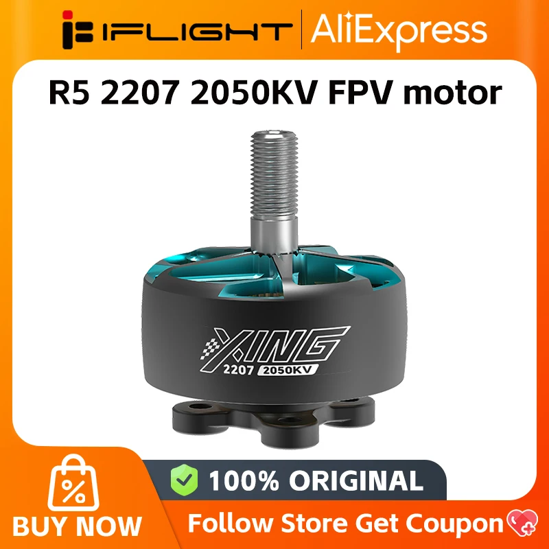 Race Brushless Motor 2207 2050KV Mach R5 Sport 6S HDZero for RC DIY FPV Racing Drone iFlight R5