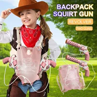 Water Guns Backpack Two Guns Outdoor Beach Water Battle Children Summer Wimming Pool Party Spray Water Gun Cartoon Shooting Gift 2