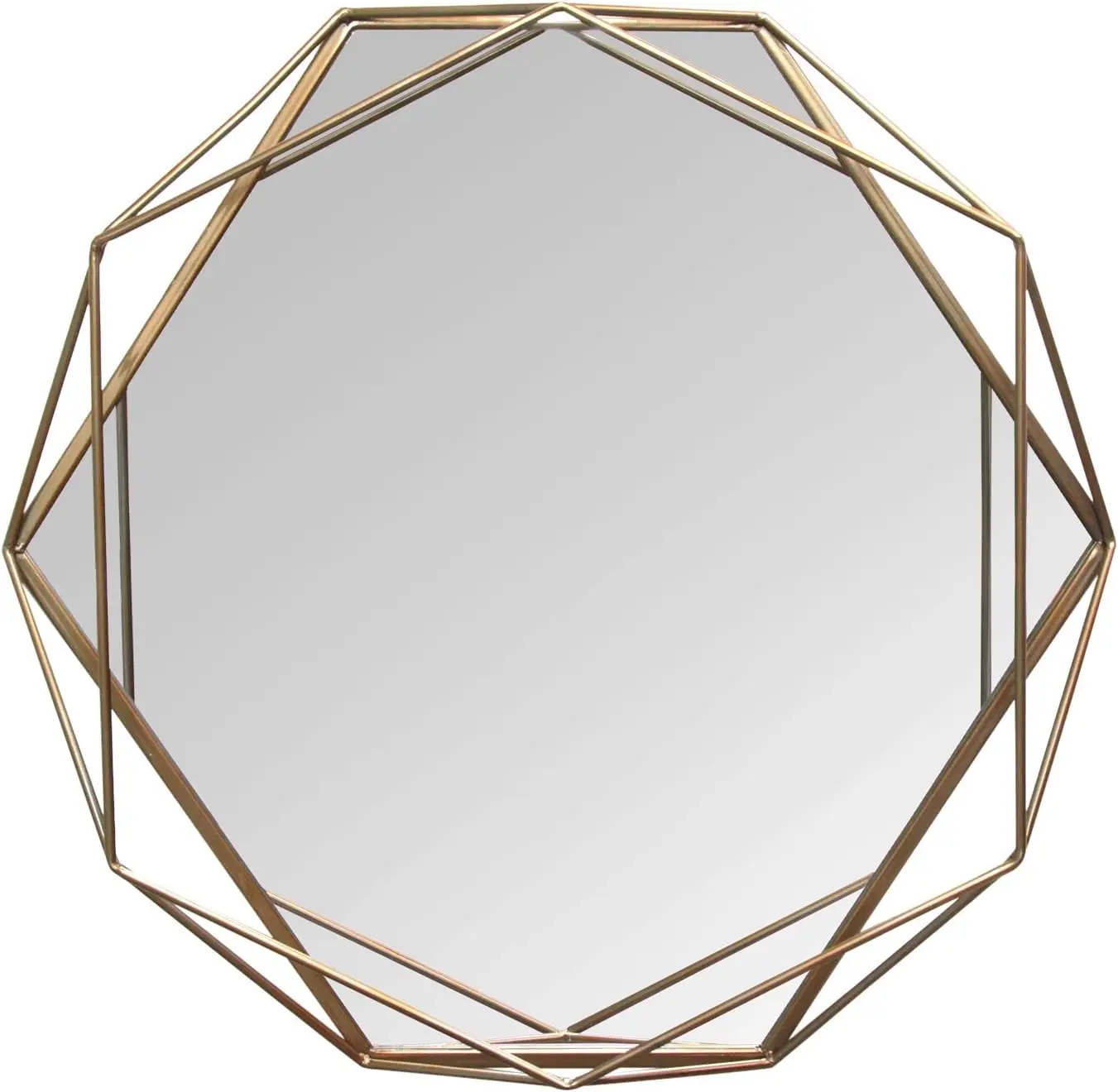

Home Décor S11541 Mirror, 31.50 W X 3.15 D X 29.53 H, Gold Non reversible mirror Non reversing mirror Shower mirror fogless f