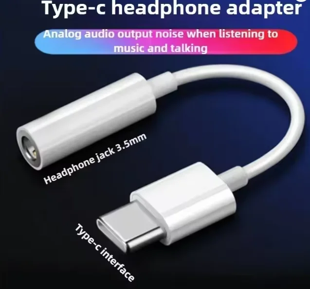 Premium USB-C to 3.5mm Hi-Res Audio Adapter with Portable Design