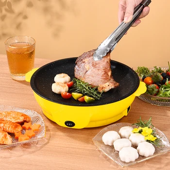 220V Multifunctional Electric Baking Tray Koekenpan Niet-Plakkerige Grill Geroosterde Pan Fornuis Barbecue Keuken Tool 1