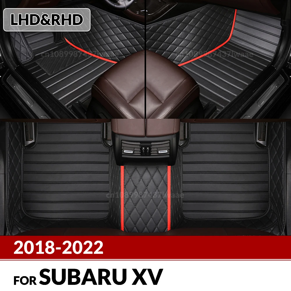 Car Floor Mats For SUBARU XV Auto Foot Pads Automobile Carpet Cover Interior Accessories