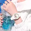 Ladies' Fashion Watch Girls' Student Couple Versatile Quartz Watch Full Size 40mm Ladies Clock Rubber Strap Skin Friendly 6