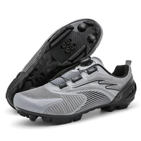 Women's Breathable Mountain Bike Off-road Shoes Men's Wear-resistant Rotating Shoes Anti Slip Hard Soled Racing Road Bike Shoes 1