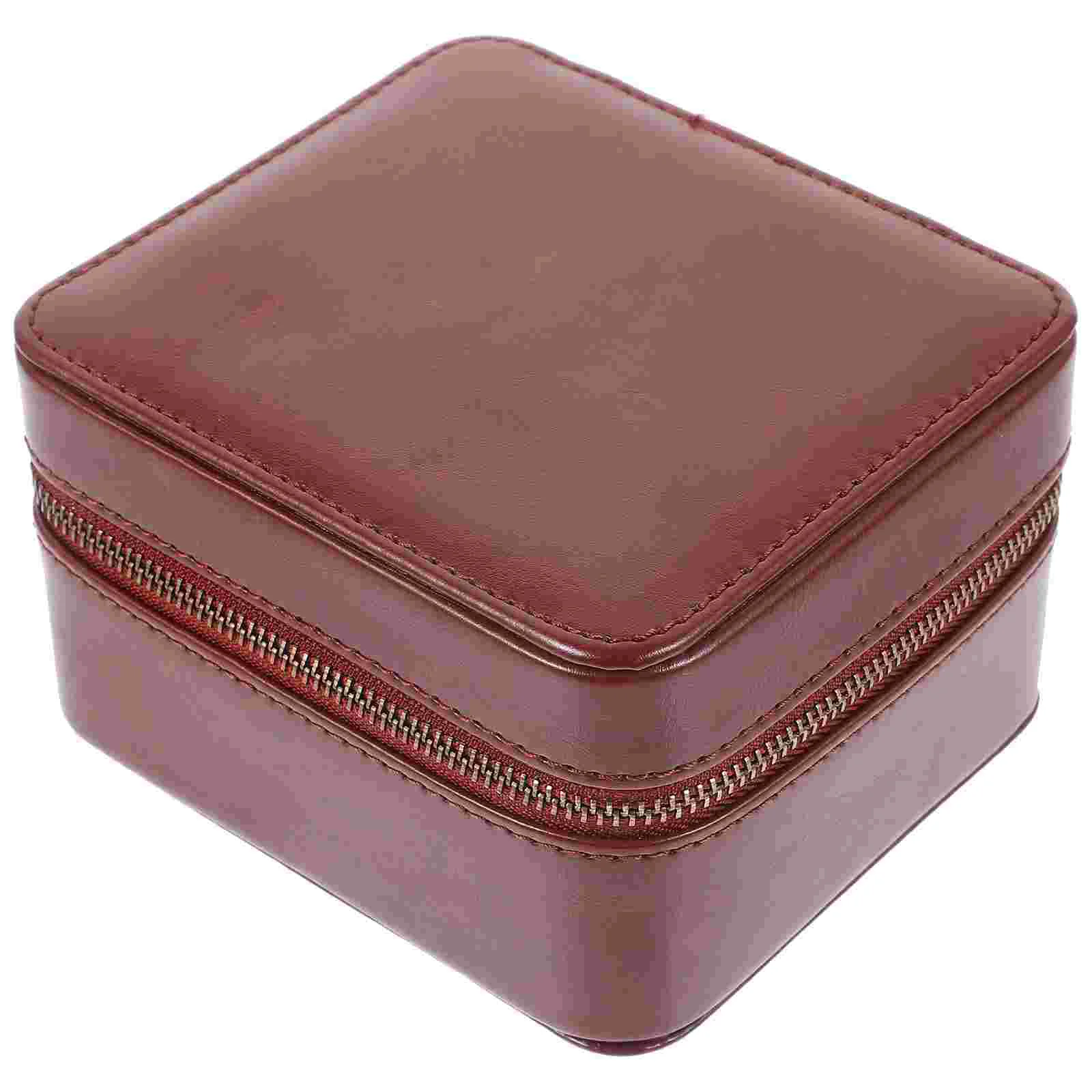 

Watch Storage Box Organizer Case for Women Display Watches Travel Pu Wristwatch