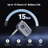UGREEN Bluetooth Audio Receiver Car Adapter Wireless Car 3.5mm Jack Mic Handsfree Bluetooth 5.3 for Car Accessories Speaker - Image 4