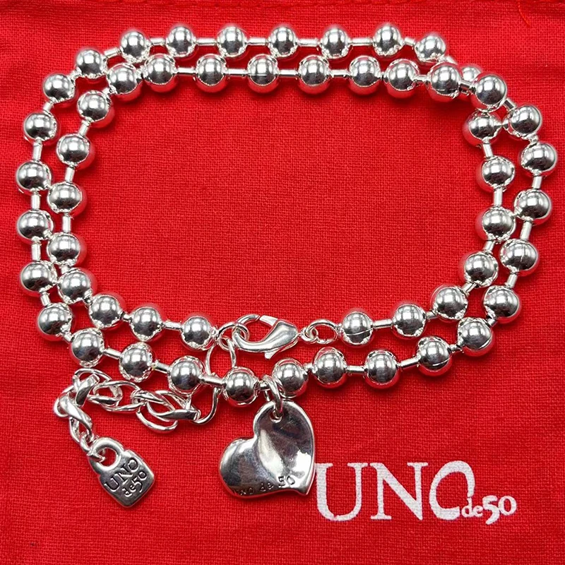 

2023 unode 50 горячая Распродажа высококачественное изысканное ожерелье из бисера в Европе и Америке романтические женские ювелирные изделия Подарочная сумка