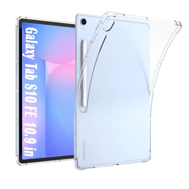 Clear Airbag Protective Case for 10.9-Inch Tablets - Durable TPU Shell