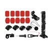 Go Pro Accessories Turntable Button Mount Motorcycle Helmet Chin Bracket Arm For Gopro Hero 12 9 Dji Insta 360 Camera Accessory 1