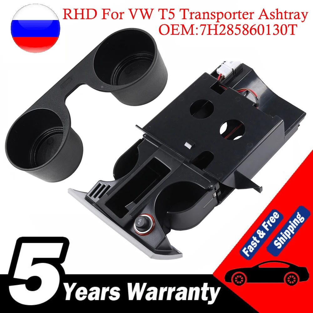 YXYOZMD RHD Porte-Monnaie Gris 7H285860130T Pour VW T5