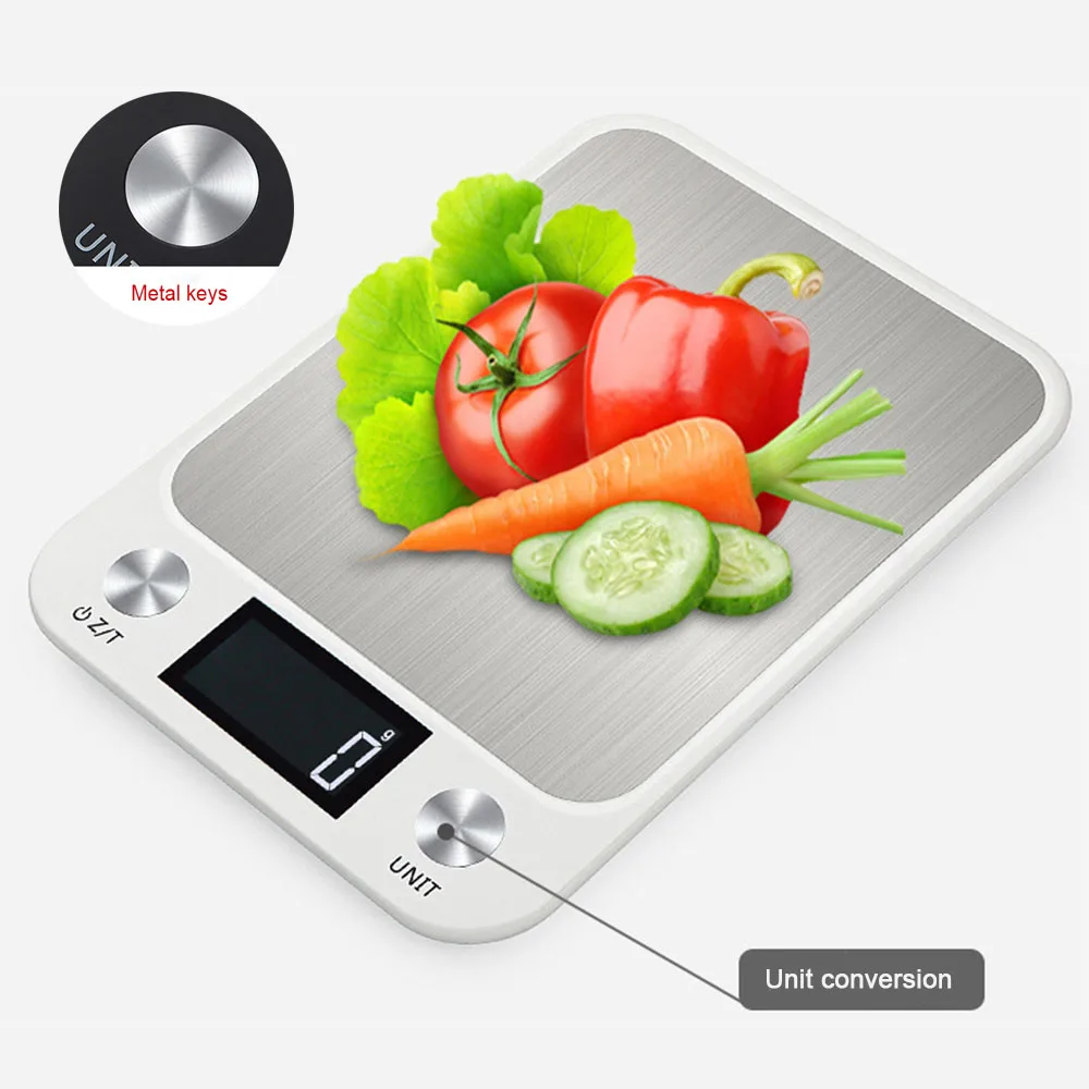 Balance de cuisine électronique intelligente, étanche, chargeur USB, pour  café, numérique, pour cuisson, domestique, 15/10/3KG - AliExpress