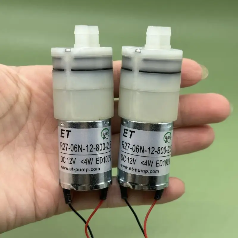 1Pcs Self-priming Suction Water Pump ET R27 Series R27-06 Mini 370 Water Pump DC 12V Micro Diaphragm Pump DIY Sweeper Robot
