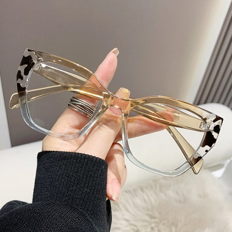 Cat eye Glasses Optical Frame Women Blue Light Blocking Eyeglasses Brand Designer Spectacles Computer Glasses Eye Protection New images - 6