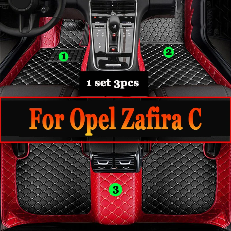 

Car Floor Mats For Opel Zafira C 2019 2018 2017 2016 2015 2014 2013 2012 5 seats Carpets Custom Auto Interior Accessories Cover