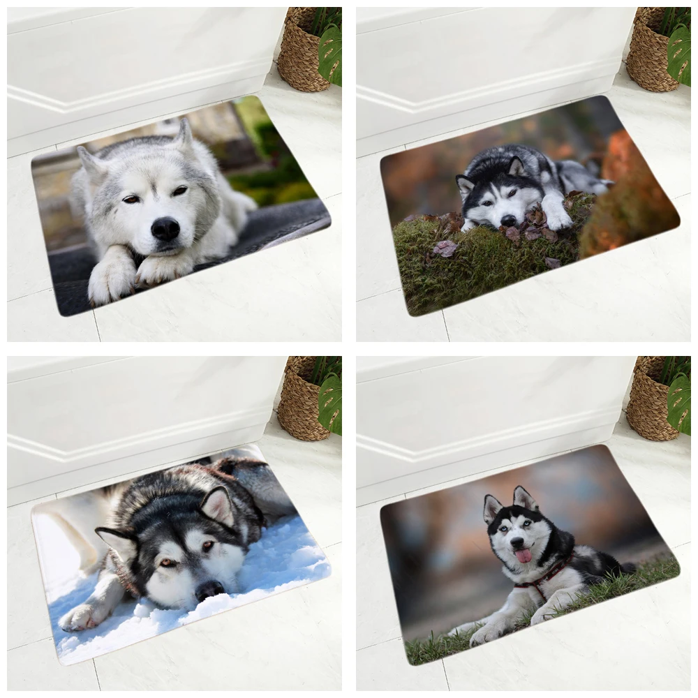 

Домашний декор, коврик, животное, сибирская стена, напольный коврик для столовой, спальни, кухни, ванной, входная дверь