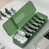Portable Anti-deformed Power Strip Wire Case Dustproof PP Transparent Damp-proof with Cover Desktop Cable Organizer for Home 1