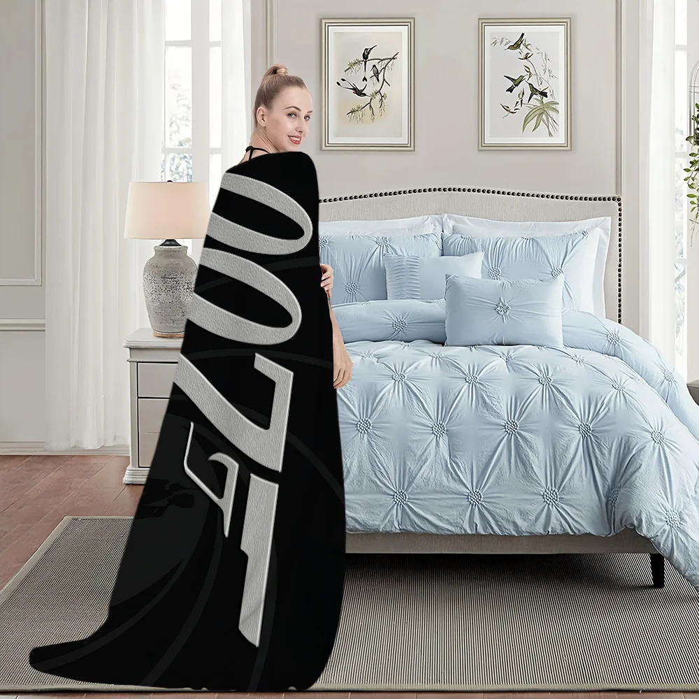 Special J-James B-Bonds Agent Suspense Blanket Travel And Gift Comfort Soft Plush Suitable For Sofa Living Room Office Bedroom 5