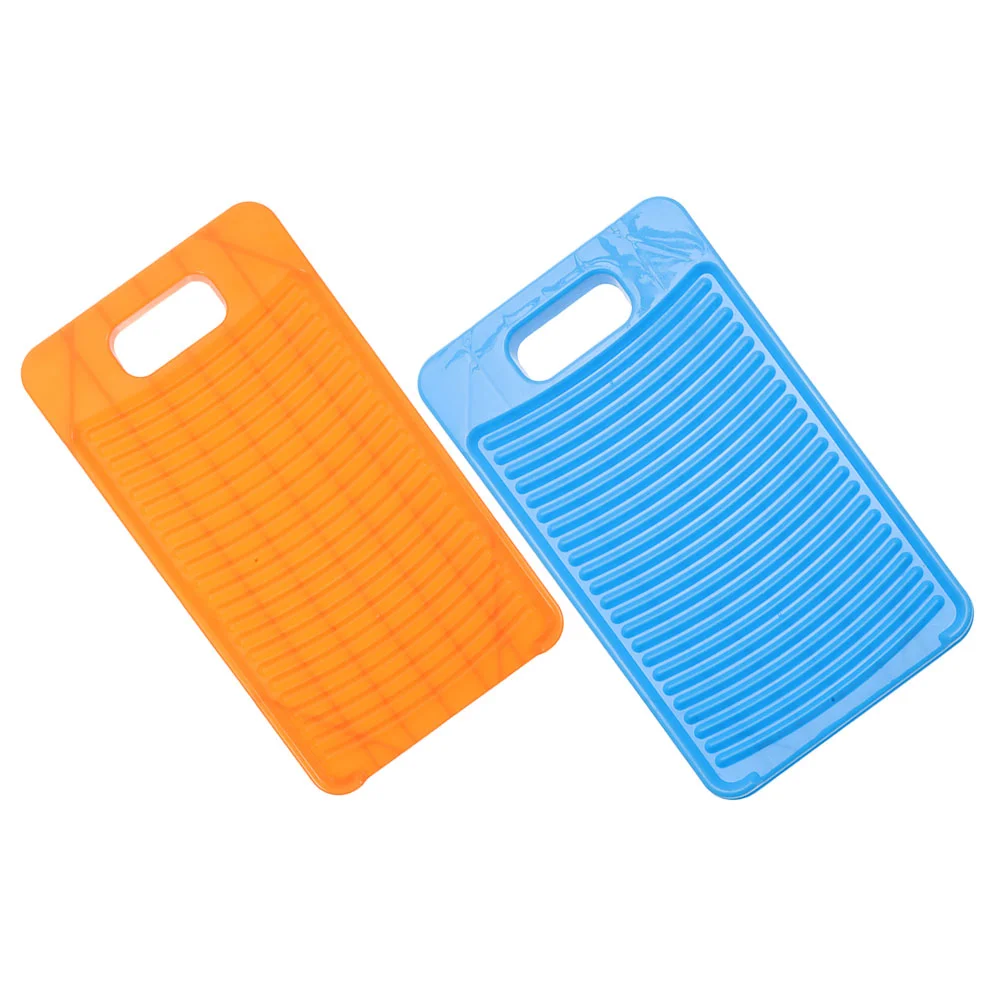 

2 Pcs Washboard Hanging Clothing Cleaning Portable Laundry for Travel Tool Mini Shirts Clothes