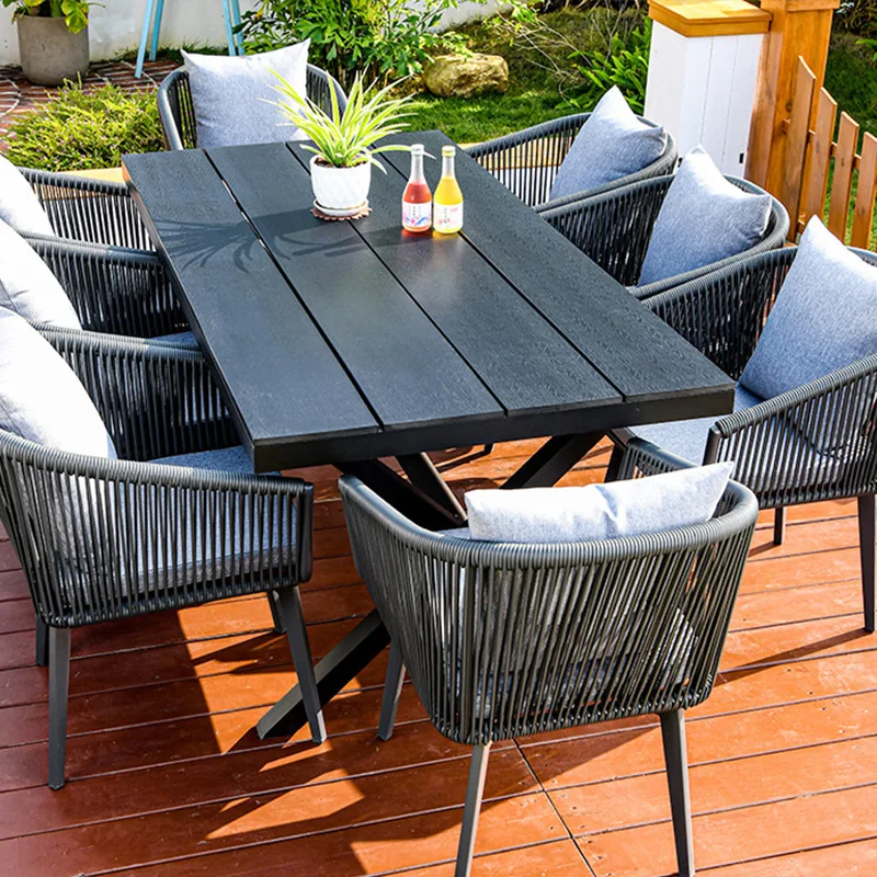 Outdoor Furniture Garden Furniture Set, Outdoor Rattan-woven