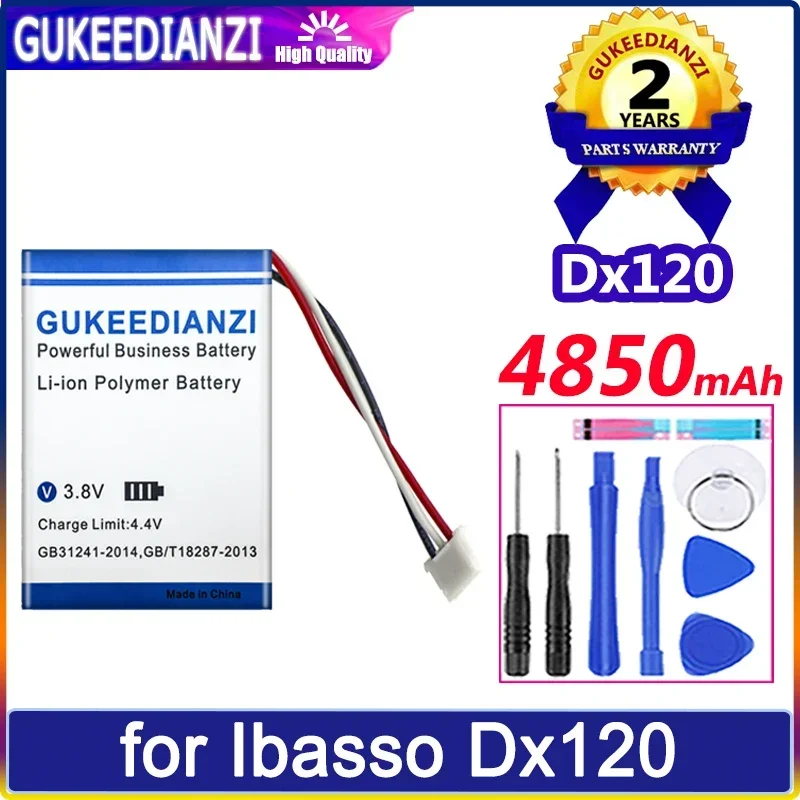 

GUKEEDIANZI Battery 4850mAh For Ibasso DX80 X120 DX200 DX120 Batteries