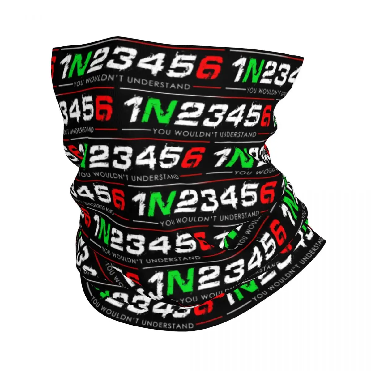 

1N23456 Motorcycle Gear Bandana Neck Warmer Women Men Winter Hiking Ski Scarf Gaiter Motorbike Heartbeat Face Cover