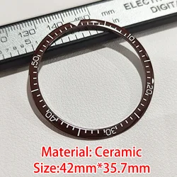 Ceramic Sloping Watch Bezel Insert for Men's Watches - Multi - Color Options Available (07)