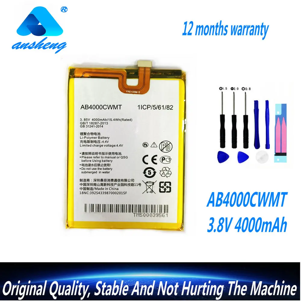 

Original 3.85V 4000mAh AB4000CWMT Battery For Philips S598 CTS598 X598 Mobile Phone