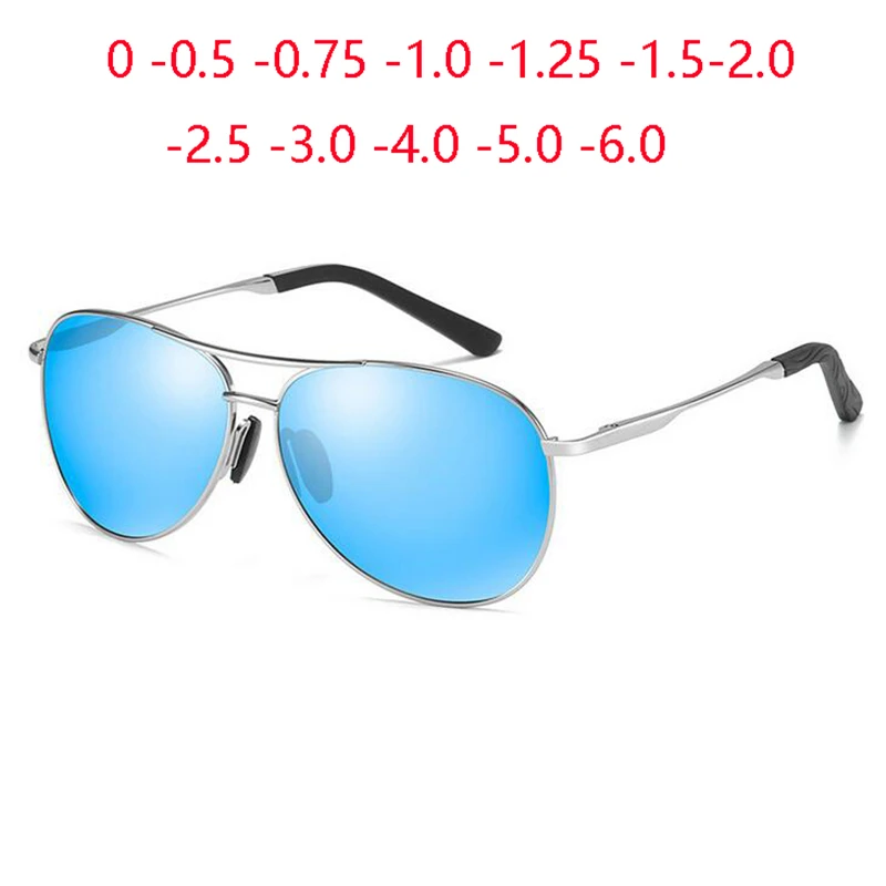 HELES Polarized Myopia Sunglasses - Ice Blue Mirrored, For Nearsighted Driving & Outdoor Use - View #12
