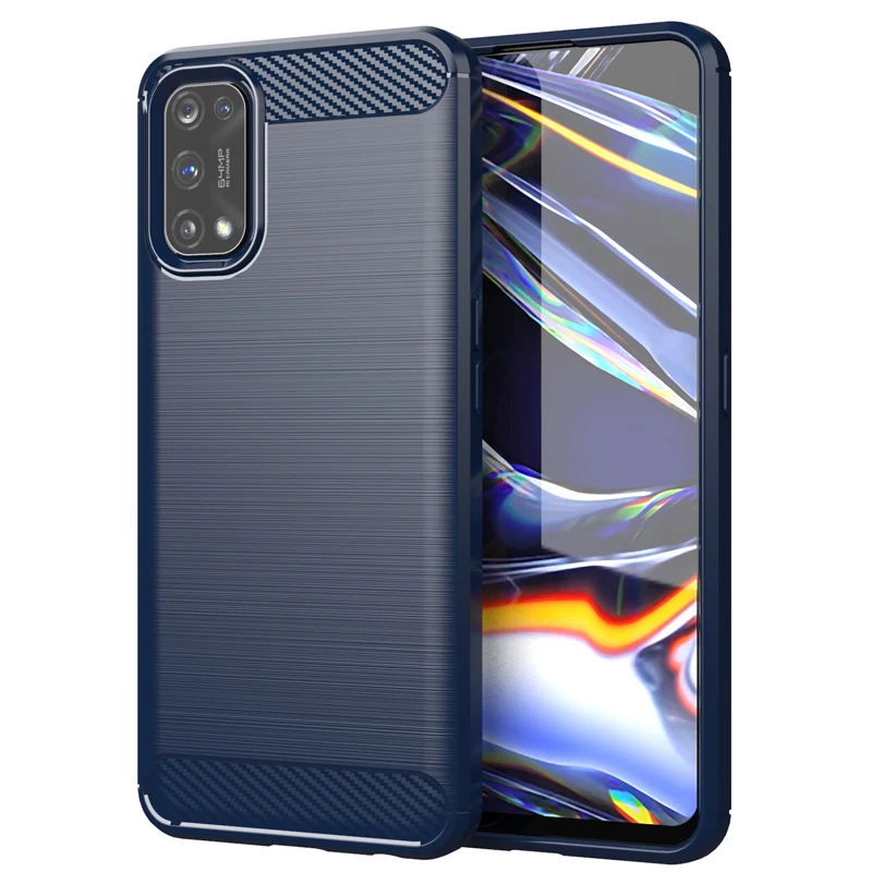 Shockproof Carbon Fiber Soft Silicone Phone Case Cover