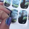 14Tips/Sheet Nail Wraps Van Gogh's Sky Nail Art Decals DIY Beauty Manicure Decoration Stickers Nail Tattoo 2