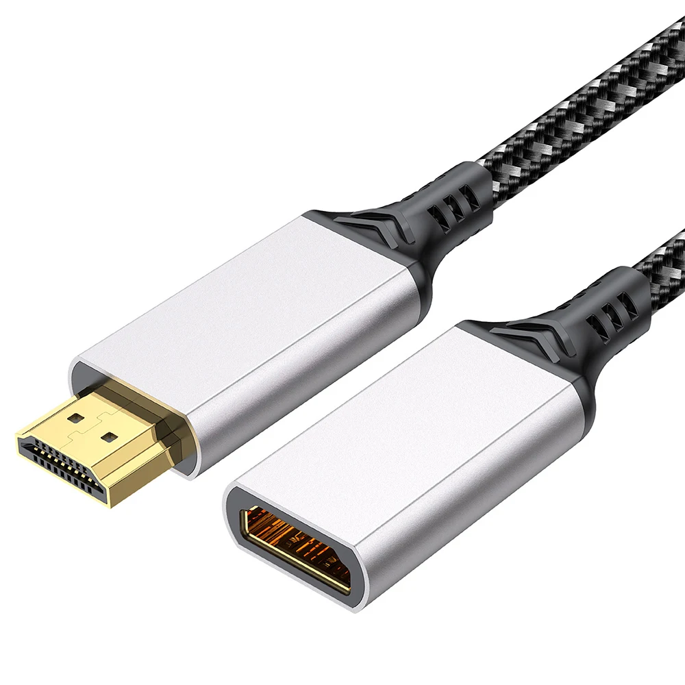 Premium HDMI 2.1 Extension Cable - Ultra High-Definition Video Wire, Male to Female Adapter, Multiple Lengths Available