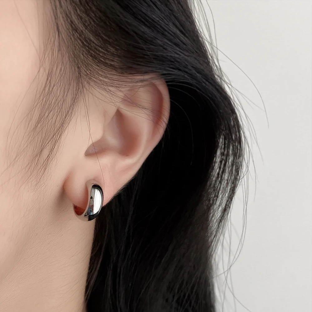 C Shape Metal Clip on Earrings Non Pierced for Women ear clip earrings clip earrings ear clip