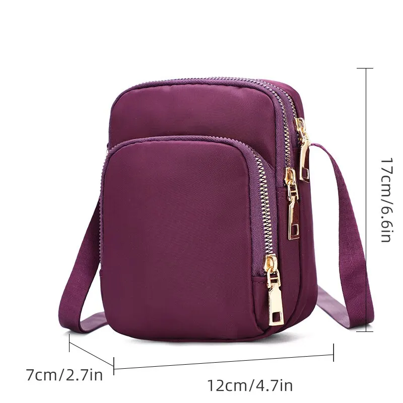 Women's Waterproof Multifunction Shoulder Bag and Wristlet