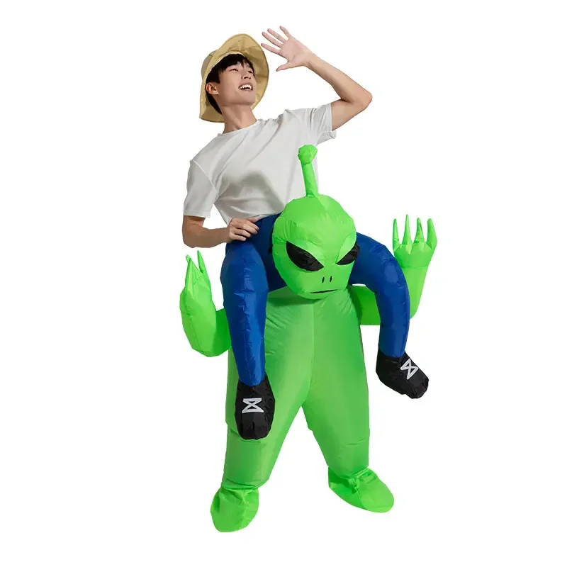 Adult Kids Alien Inflatable Costume halloween costumes Fun Party Halloween Costume for man Women Cosplay