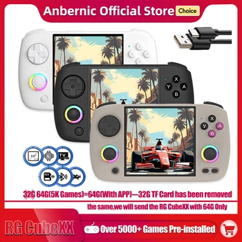 ANBERNIC RG CubeXX Console di gioco portatile 3.95 "720*720 IPS OCA 1:1 Schermo 3800mAh H700 Sistema Linux RGCUBEXX TV HD Out con APP 1