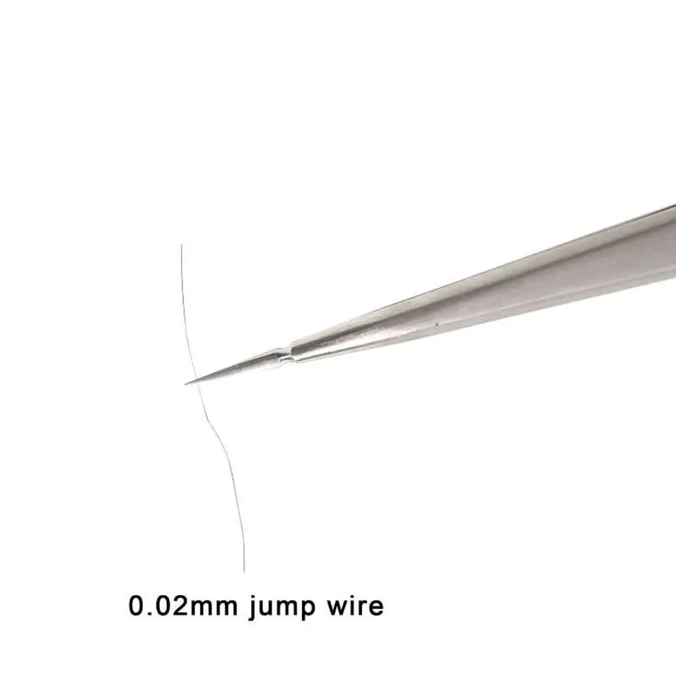 2UUL 3D Hand Finish Tweezer High Precision Sharp Flying Line Super Hard Forceps For Planting Tin IC Micro Repair