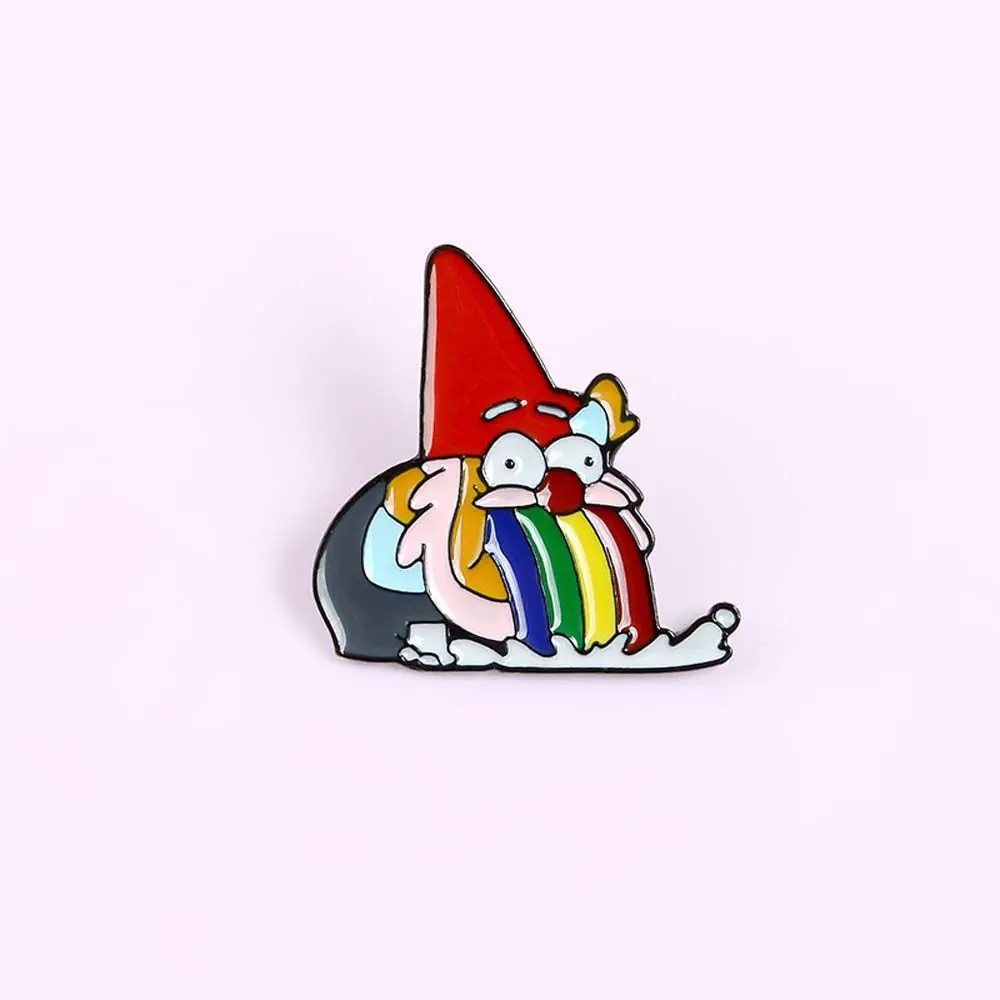 

Badge Pin Rainbow Vomit Dwarf Travel Commemorative Rainbow Dwarf Brooches Enamel Pin Lapel Brooch Brooches Pin