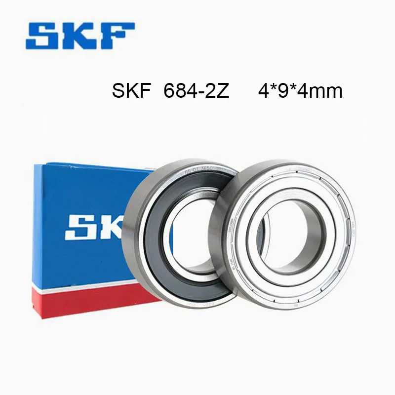 suecia-skf-alta-velocidade-rolamentos-rigidos-de-esferas-684-2z-684zz-abec-9-4x9x4mm-100-original-5pcs