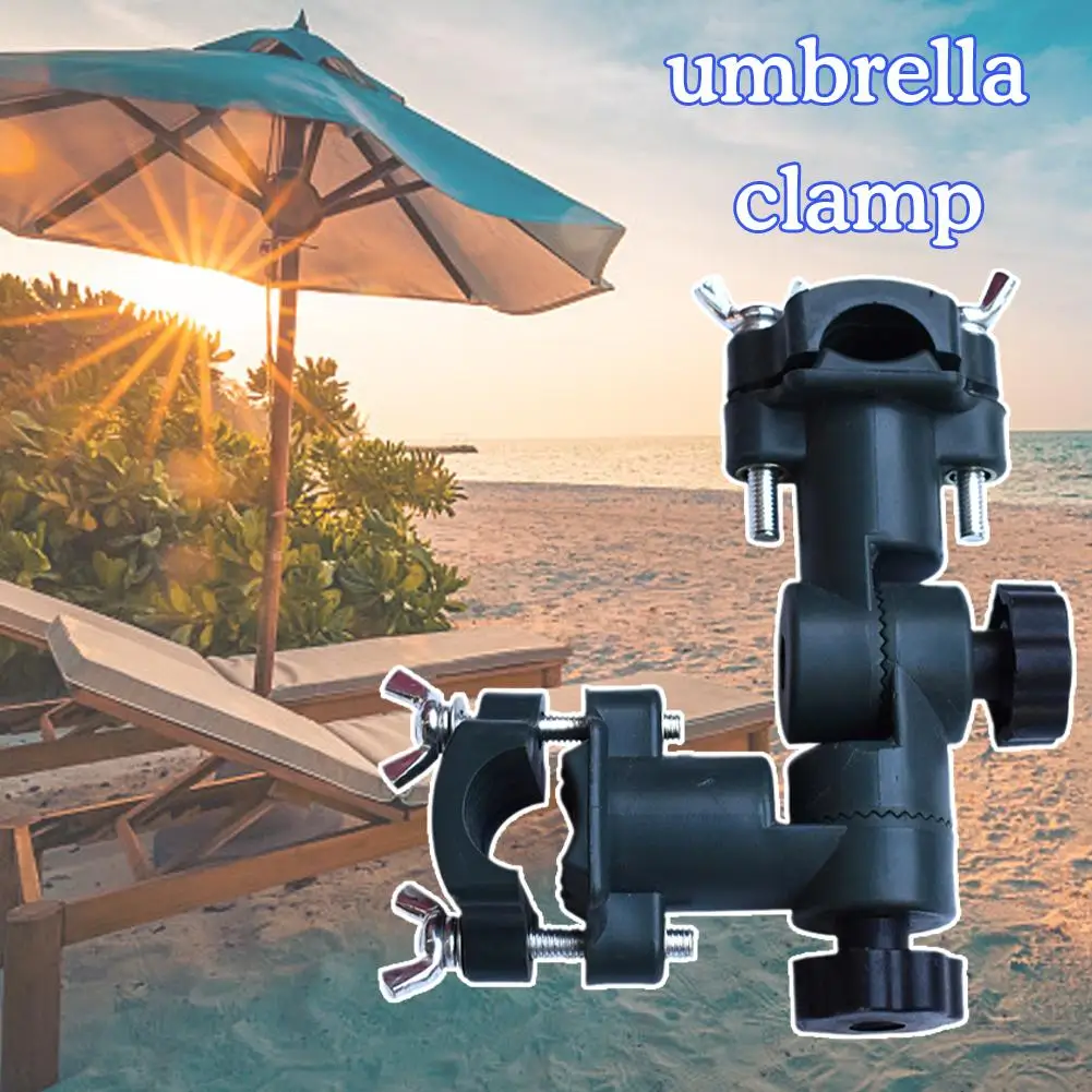 

1 Pcs Beach Umbrella Fishing Umbrella Universal Connector Outdoor Parts Fold Multifunctional Double Fishing Bracket Connect I2O8