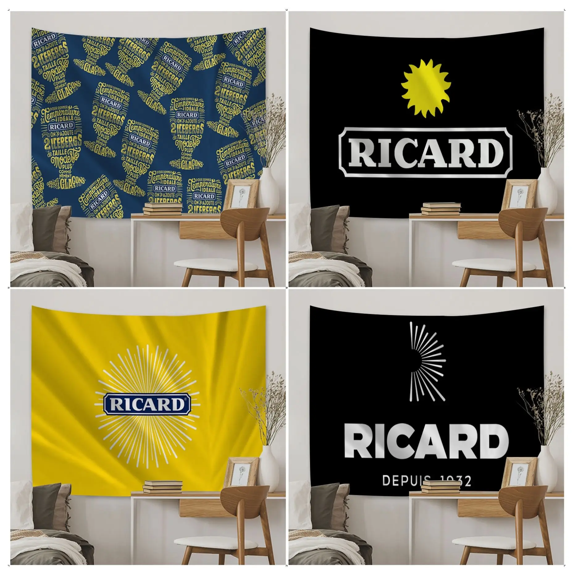 

Ricard Wine Tapestry Art Printing For Living Room Home Dorm Decor Art Home Decor