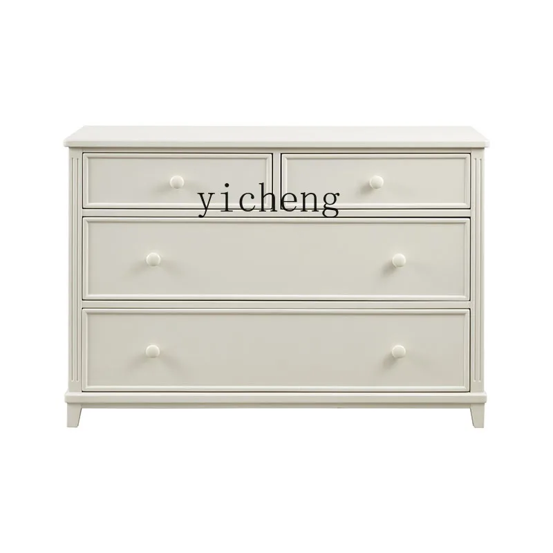 

Zc Furniture Living Room Bedroom Solid Wood Locker Children's Furniture Four-Bucket Cabinet