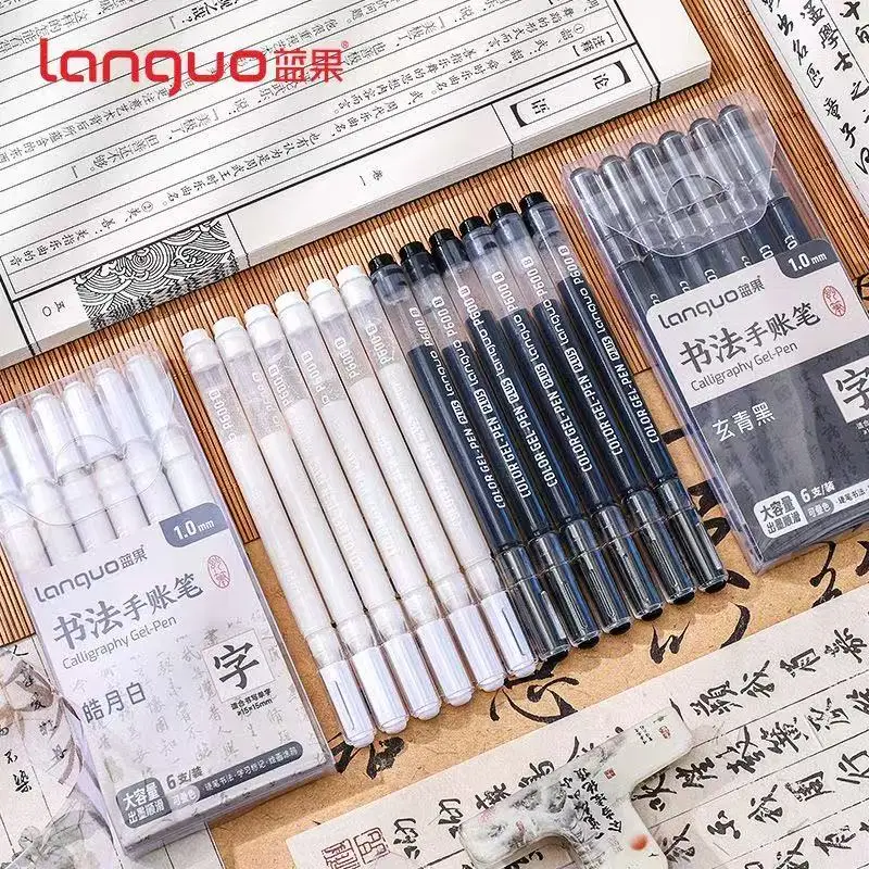 미적 문구 색칠 펜 kawaii 문구 사무용품 컬러 마커 귀여운 펜 형광펜 학교 액세서리